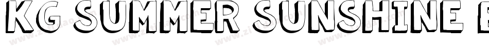 KG Summer Sunshine B字体转换
